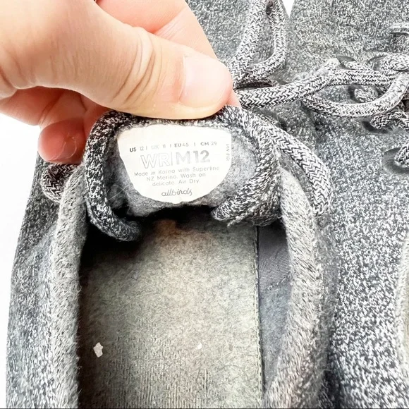 Allbirds | Men's Gray Merino Wool Runners - Picture 5 of 8